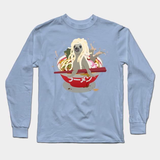 Sea Lion Ramen Long Sleeve T-Shirt by LI1L